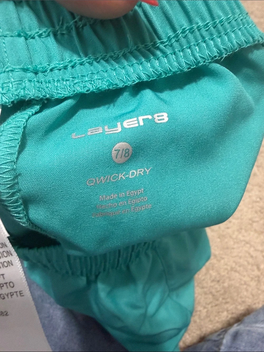 NWOT Layer 8 Teal Kids Shorts